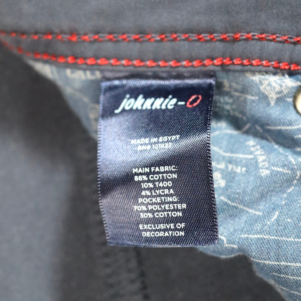 Johnnie-O Carmel Pants Mens 35x32 Dark Navy Blue Straight Leg 5-Pocket Casual Go - Picture 10 of 12